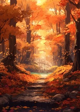 Beautiful Autumn Forest