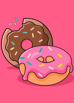 two donuts