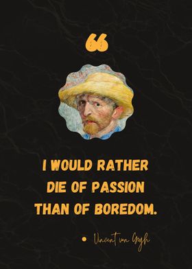 quotes Vincent van Gogh