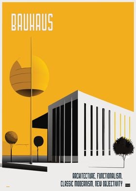 Bauhaus Modern Poster