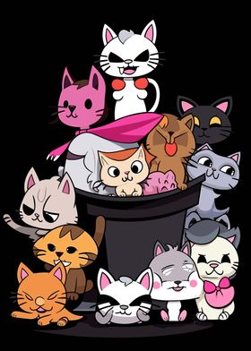 Cats Kawaii Animals