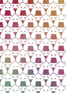 Cute Onigiri pattern