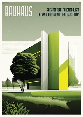 Bauhaus Modern Poster