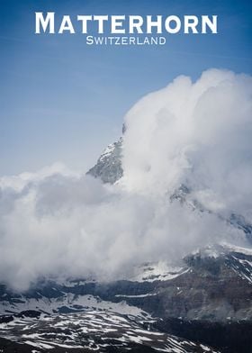 Matterhorn in the Clouds