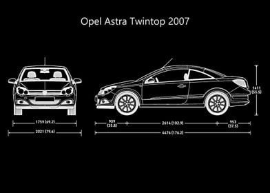 opel astra twintop 2007 