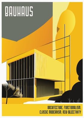 Bauhaus Modern Poster