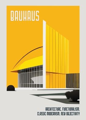 Bauhaus Modern Poster