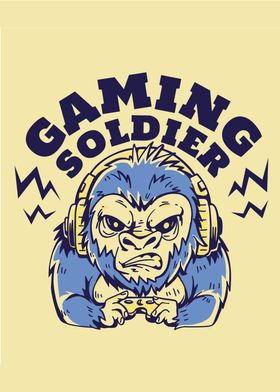 Gaming Solider Gorilla