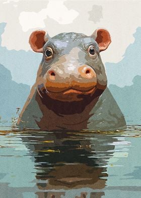 Hippopotamus Cute