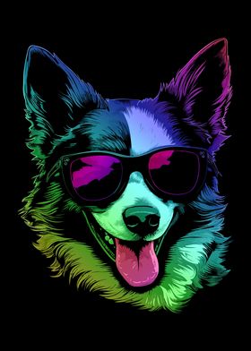 Corgi Dog Sunglasses Cool