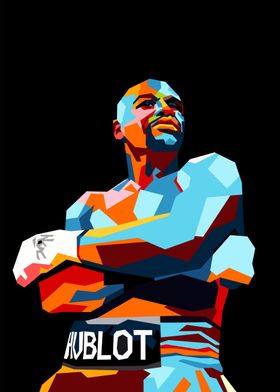 Floyd Mayweather popart