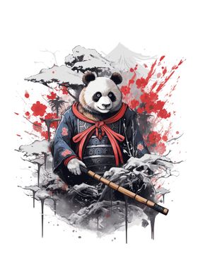 panda samurai japan 