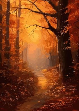 Beautiful Autumn Forest