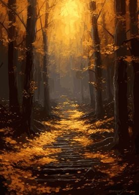 Beautiful Autumn Forest