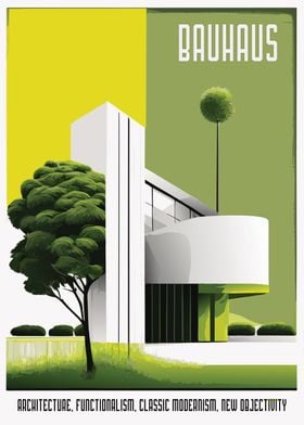 Bauhaus Modern Poster