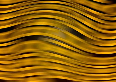 Gold metallic wave