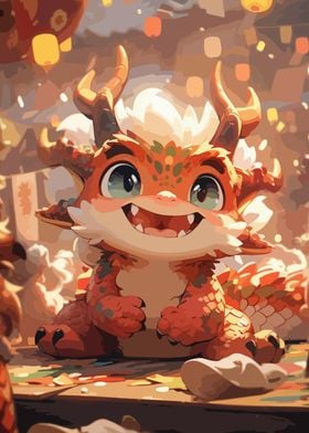 cute baby dragon