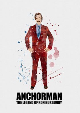 anchorman movie minimalist