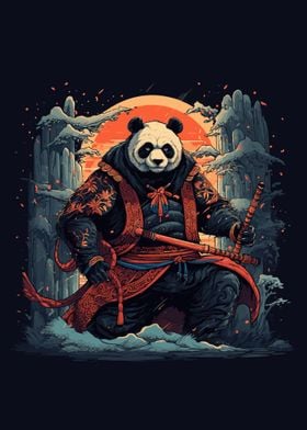 panda samurai japan