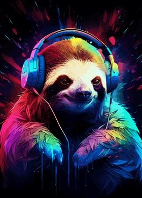 Music Sloth Headphones