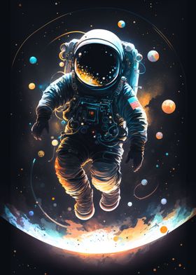 Astronaut in space