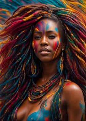 Colorful African
