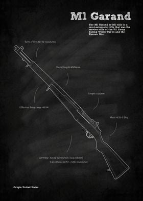 M1 Garand Rifle Weapon