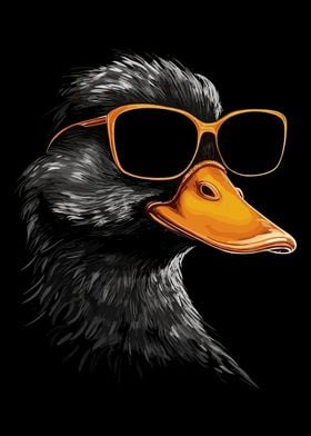 Duck Sunglasses Cool Dj