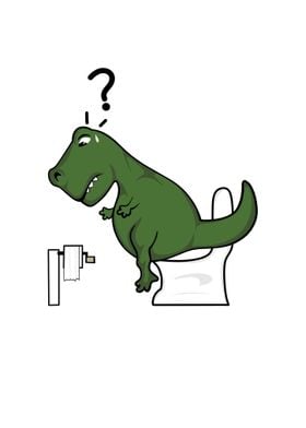 Funny T Rex Bathroom