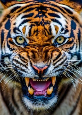 Tiger angry