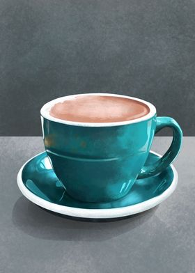 coffee cup and coffee 