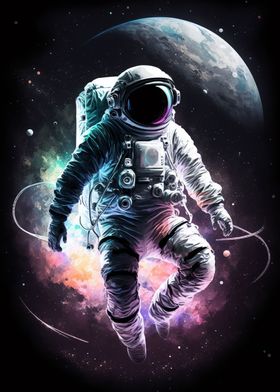 Astronaut in space