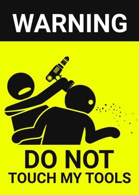 WARNING TOOLS DRILL