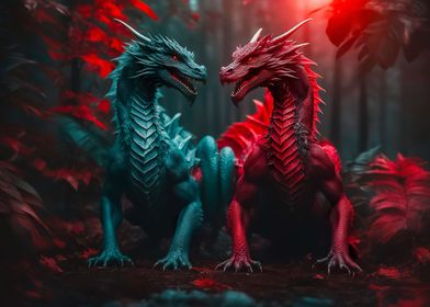 Forest dragons