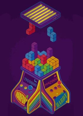 Tetris game Retro