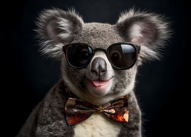 Stylish Mr Koala portrait