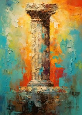 Oil Paint Colonne