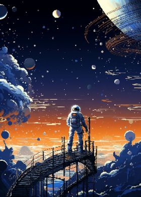 Space Inspirational Pixel