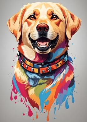 Labrador Poster Art