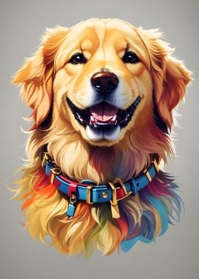 Golden Retriever Poster