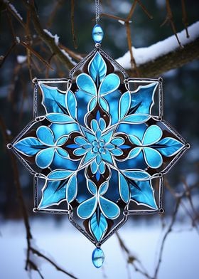 Snowflake Fantasy in Frost