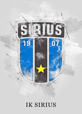 IK Sirius Football Poster 