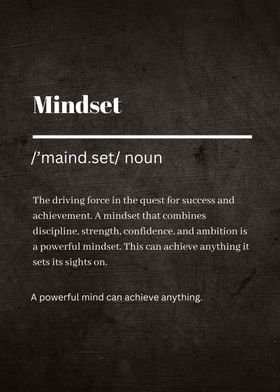 mindset is everything