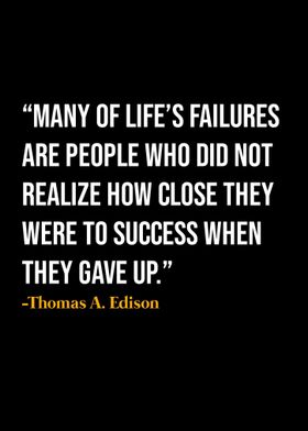 Thomas Edison Quote 