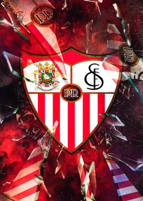 Sevilla Football Poster 