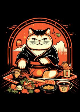 Japanese Cat Chef