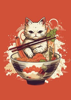 Japanese Cat Chef