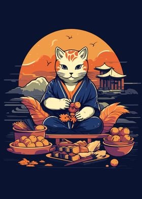 Japanese Cat Chef