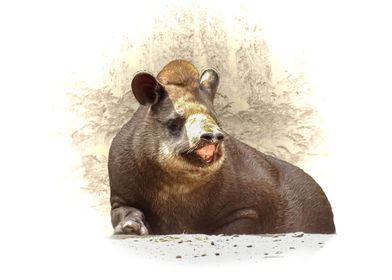 Laughing tapir