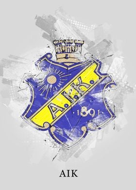 AIK Football Poster